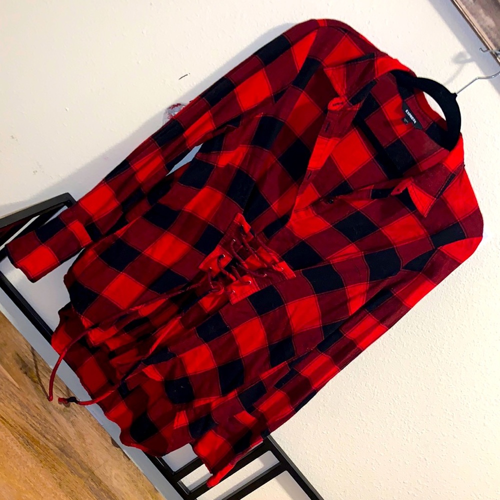 Flannel Dress/Long Shirt
